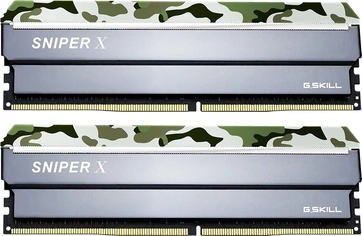 G.Skill SniperX Classic Camouflage UDIMM 32GB Kit, DDR4-2400, CL17-17-17-39