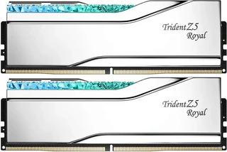 G.Skill Trident Z5 Royal RGB Silver UDIMM 32GB Kit, DDR5-6400, CL32-39-39-102