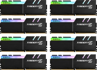 G.Skill Trident Z RGB UDIMM 64GB Kit, DDR4-2400, CL15-15-15-35