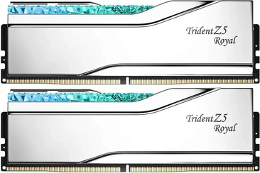 G.Skill Trident Z5 Royal RGB Silver UDIMM 32GB Kit, DDR5-7200, CL34-45-45-115