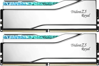 G.Skill Trident Z5 Royal RGB Silver UDIMM 64GB Kit, DDR5-6400, CL32-39-39-102