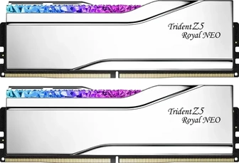 G.Skill Trident Z5 Royal NEO RGB Silver UDIMM 32GB Kit, DDR5-6400, CL30-39-39-102