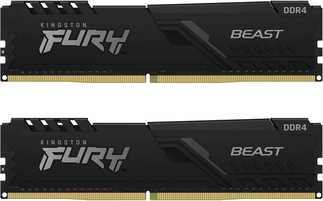 Kingston FURY Beast UDIMM 8GB Kit, DDR4-3200, CL16-18-18