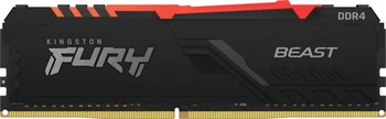 Kingston FURY Beast RGB UDIMM 16GB, DDR4-3000, CL16-19-19