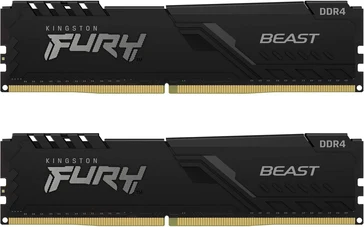 Kingston FURY Beast UDIMM 16GB Kit, DDR4-3600, CL17-21-21, 1RX8