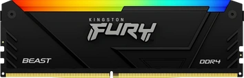 Kingston FURY Beast RGB UDIMM 8GB, DDR4-3200, CL16-18-18, 1RX8
