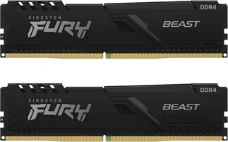 Kingston FURY Beast UDIMM 32GB Kit, DDR4-3200, CL16-20-20, 1RX8