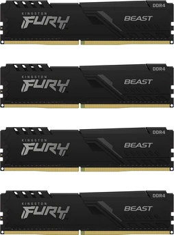 Kingston FURY Beast UDIMM 32GB Kit, DDR4-3600, CL17-21-21, 1RX8