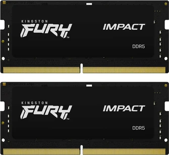 Kingston FURY Impact SO-DIMM 16GB Kit, DDR5-4800, CL38-38-38, 1RX16