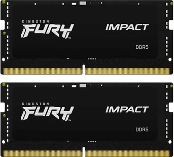 Kingston FURY Impact SO-DIMM 32GB Kit, DDR5-6400, CL38-40-40, 1RX8