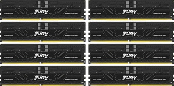 Kingston FURY Renegade Pro RDIMM 128GB Kit, DDR5-4800, CL36-38-38, 1RX8, reg ECC