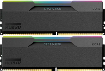 Klevv Cras V RGB Obsidian Black UDIMM 32GB Kit, DDR5-6000, CL30-36-36-76