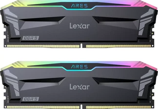 Lexar ARES RGB Black UDIMM 32GB Kit, DDR5-7200, CL34-42-42-84