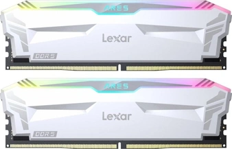 Lexar ARES RGB White UDIMM 32GB Kit, DDR5-6400, CL32-38-38-76
