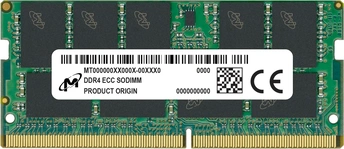 Micron SO-DIMM 32GB, DDR4-3200, CL22-22-22, 2RX8, ECC