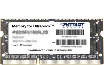 Patriot Signature Line SO-DIMM 4GB, DDR3L-1600, CL11