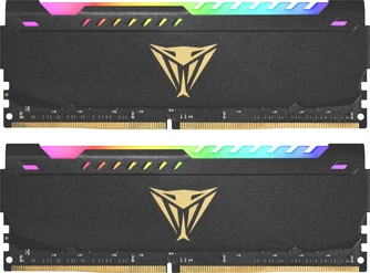 Patriot Viper Steel RGB UDIMM 64GB Kit, DDR4-3200, CL18-22-22-42