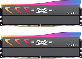 Silicon Power XPOWER Storm RGB gray UDIMM 32GB Kit, DDR5-6400, CL32-39-39-102