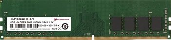 Transcend JetRam UDIMM 8GB, DDR4-2666, CL19-19-19