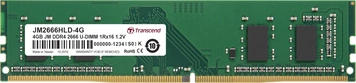 Transcend JetRam UDIMM 4GB, DDR4-2666, CL19-19-19