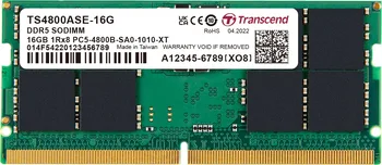 Transcend JetRam SO-DIMM 16GB, DDR5-5600, CL46, on-die ECC