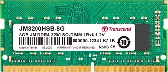 Transcend JetRam SO-DIMM 16GB, DDR4-3200, CL22, 2RX8