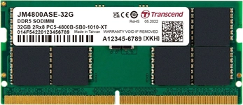 Transcend JetRam SO-DIMM 32GB, DDR5-4800, CL40, 2RX8
