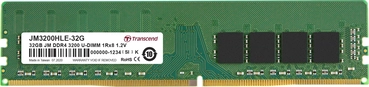 Transcend JetRam UDIMM 32GB, DDR4-3200, CL22, 2RX8