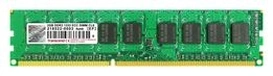 Transcend UDIMM 4GB, DDR3-1333, CL9-9-9, ECC