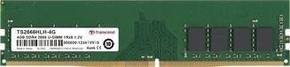 Transcend UDIMM 4GB, DDR4-2666, CL19-19-19, 1RX8