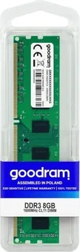 goodram DIMM 8GB, DDR3-1600, CL11
