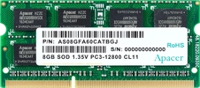 Apacer SO-DIMM 8GB, DDR3L-1600, CL11, 2R