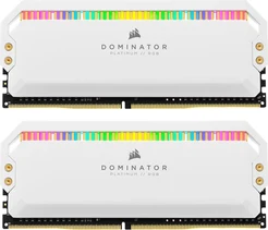 Corsair Dominator Platinum RGB White UDIMM 16GB Kit, DDR4-3200, CL16-20-20-38