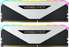 Corsair Vengeance RGB RT White UDIMM 32GB Kit, DDR4-3600, CL18-22-22-42