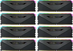 Corsair Vengeance RGB RT Gunmetal DIMM Kit 256GB, DDR4-3600, CL18-22-22-42