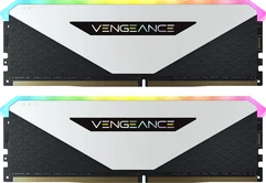 Corsair Vengeance RGB RT White UDIMM 64GB Kit, DDR4-3200, CL16-20-20-38
