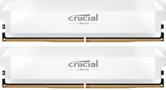 Crucial Pro Overclocking White UDIMM 64GB Kit, DDR5-6400, CL40-40-40-84