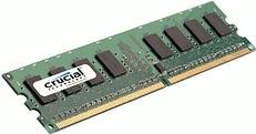 Crucial UDIMM 2GB, DDR2-800, CL6