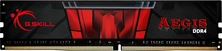G.Skill Aegis UDIMM 4GB, DDR4-2400, CL15-15-15-35