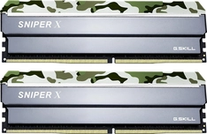 G.Skill SniperX Classic Camouflage UDIMM 32GB Kit, DDR4-2400, CL17-17-17-39