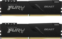 Kingston FURY Beast UDIMM 32GB Kit, DDR4-3200, CL16-20-20