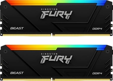 Kingston FURY Beast RGB UDIMM 32GB Kit, DDR4-3200, CL16-20-20