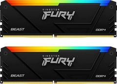 Kingston FURY Beast RGB UDIMM 32GB Kit, DDR4-2666, CL16-18-18