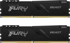 Kingston FURY Beast DIMM Kit 64GB, DDR4-3600, CL18-22-22
