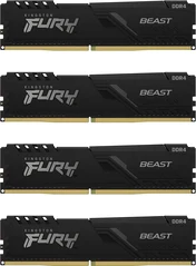 Kingston FURY Beast UDIMM 128GB Kit, DDR4-3600, CL18-22-22, 2RX8