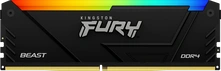 Kingston FURY Beast RGB UDIMM 8GB, DDR4-3200, CL16-18-18, 1RX8