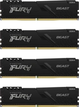 Kingston FURY Beast UDIMM 128GB Kit, DDR4-3200, CL16-20-20, 2RX8