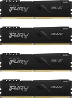 Kingston FURY Beast UDIMM 32GB Kit, DDR4-3600, CL17-21-21, 1RX8