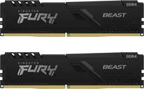 Kingston FURY Beast UDIMM 32GB Kit, DDR4-3200, CL16-18-18, 2RX8