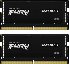 Kingston FURY Impact SO-DIMM Kit 64GB, DDR5-4800, CL38-38-38, on-die ECC